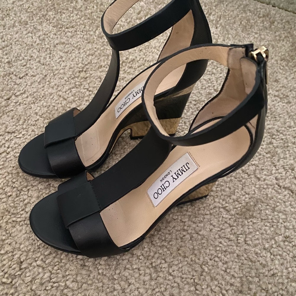 Fab Jimmy Choo wedges size 5